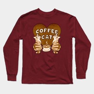 Coffee Cat Long Sleeve T-Shirt